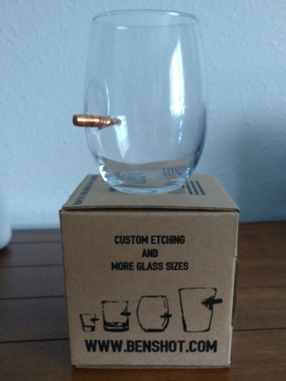 BENSHOT Copper Bullet Proof 15 oz. Glass
